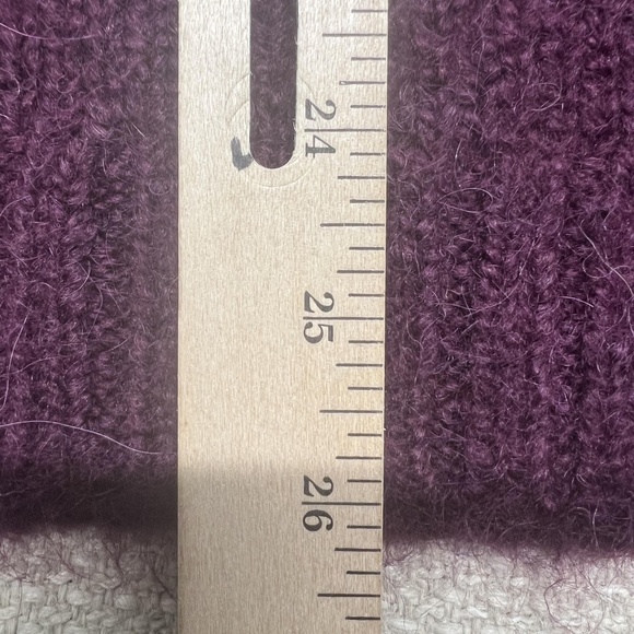Pistola Carlen Sweater Womens Small Aubergine Mock Neck Alpaca Blend Pullover - Picture 13 of 13